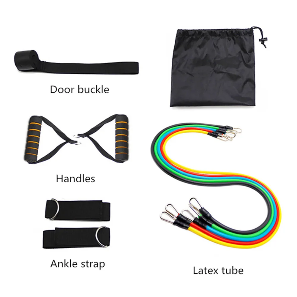 11-Piece Resistance Bands Set