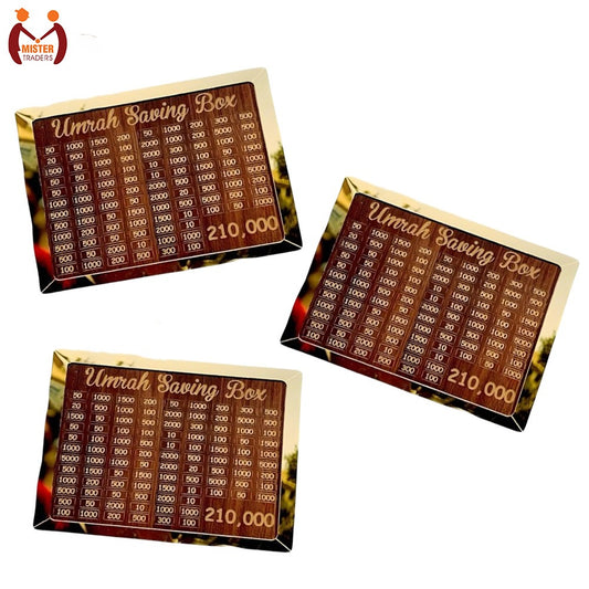 Umrah Saving Wooden Box