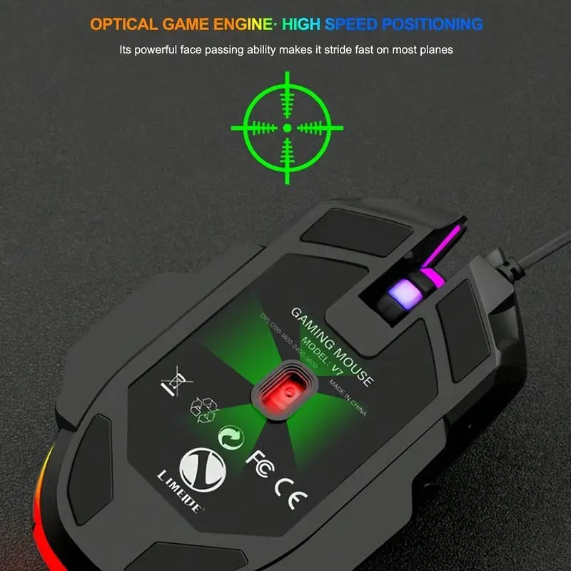 V7 Mechanical Gaming Mouse