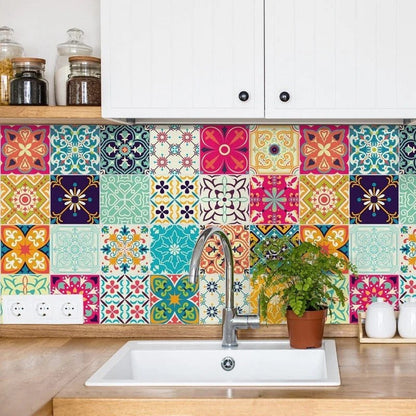 24pcs Self Adhesive Tile Stickers for Home Decor