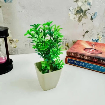 Artificial Flower for Decoration with Pot (Random Design)